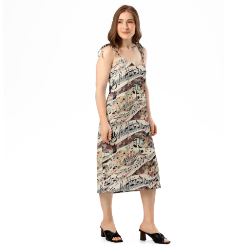 Melody Current on a Slip Dress