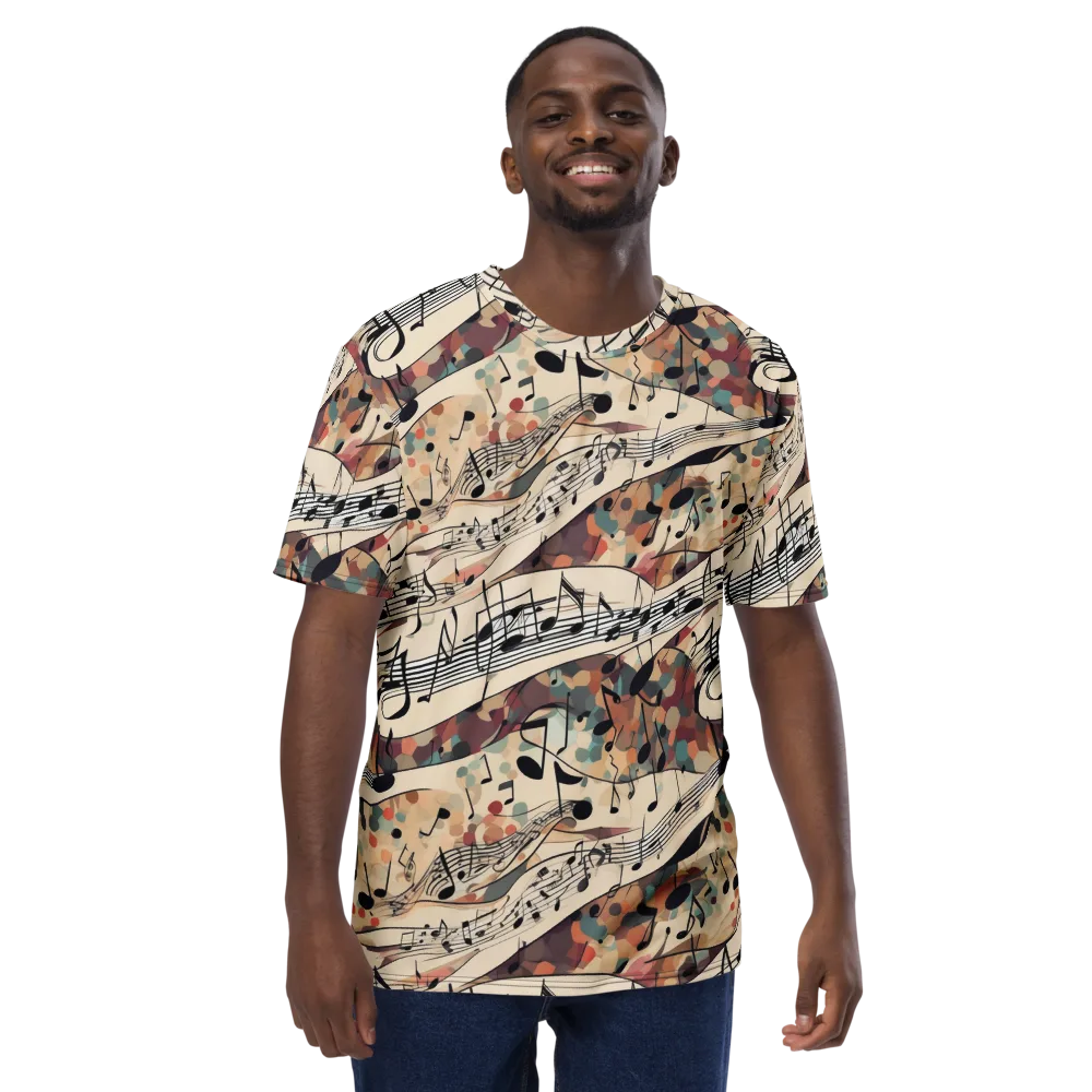 Melody Current on Men's Crew Neck T-Shirt — Front