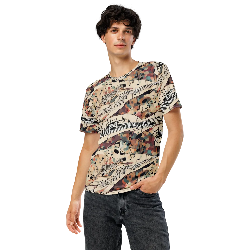 Melody Current on Men's Crew Neck T-Shirt — Front
