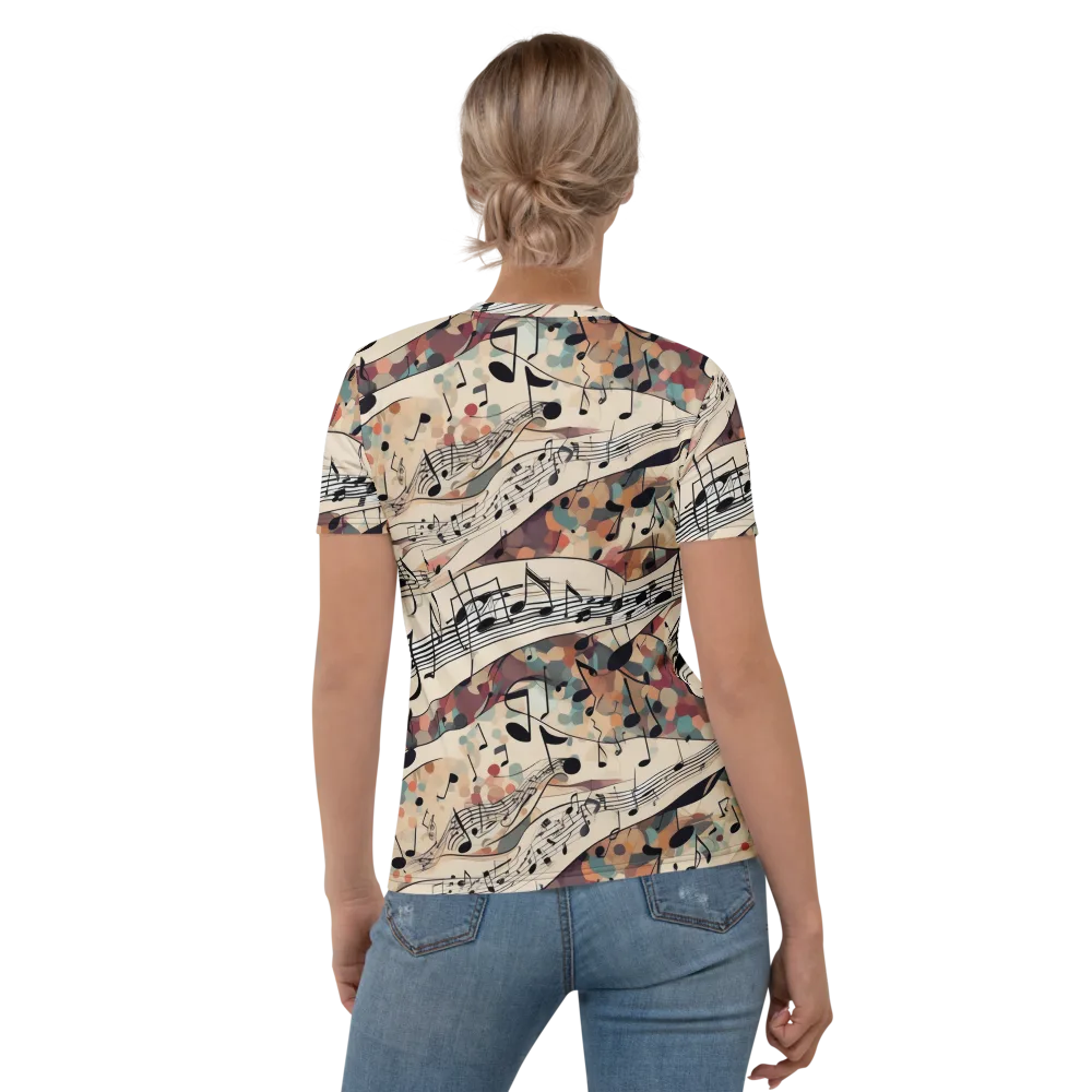 Melody Current on Women's Crew Neck T-Shirt — Back
