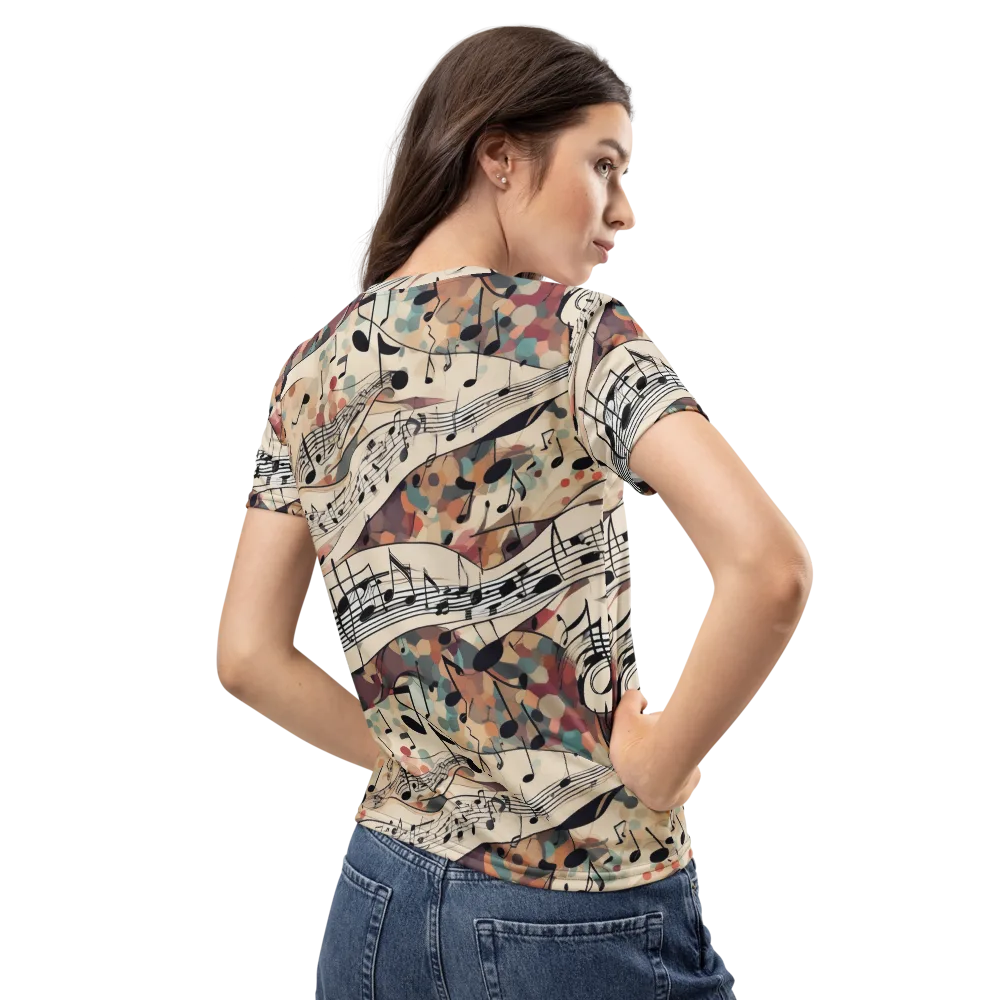 Melody Current on Women's Crew Neck T-Shirt — Back