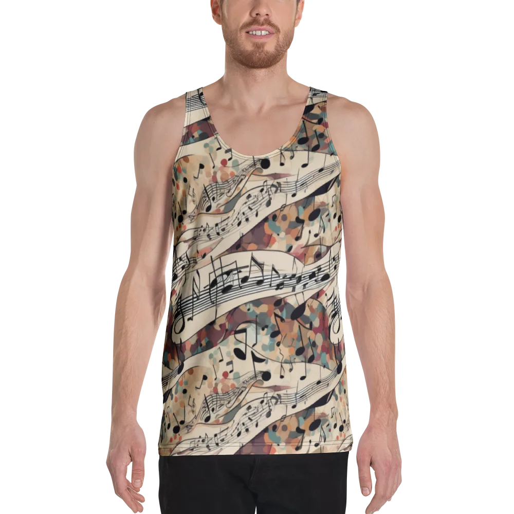 Melody Current on Men's Tank Top — Front