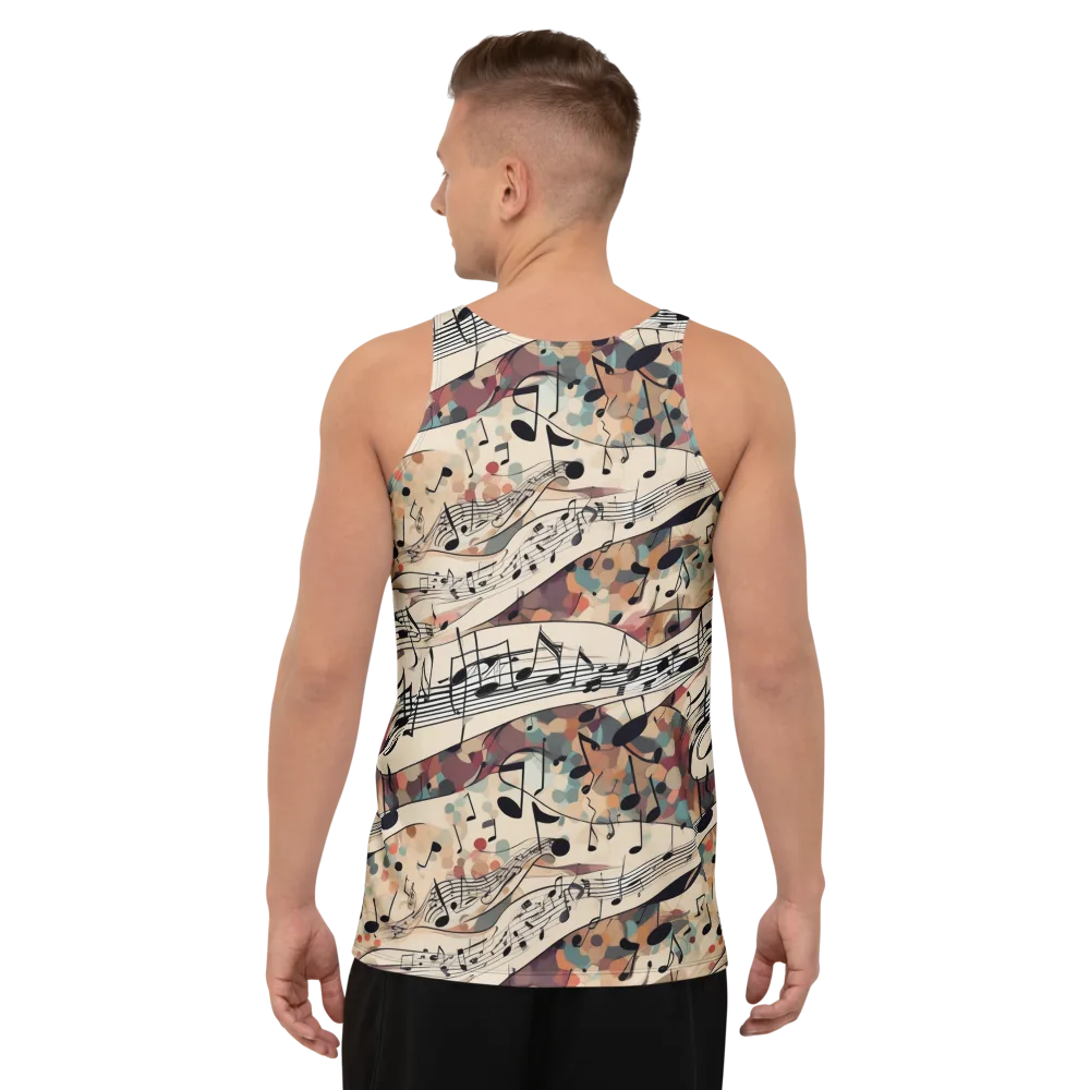 Melody Current on Men's Tank Top — Back