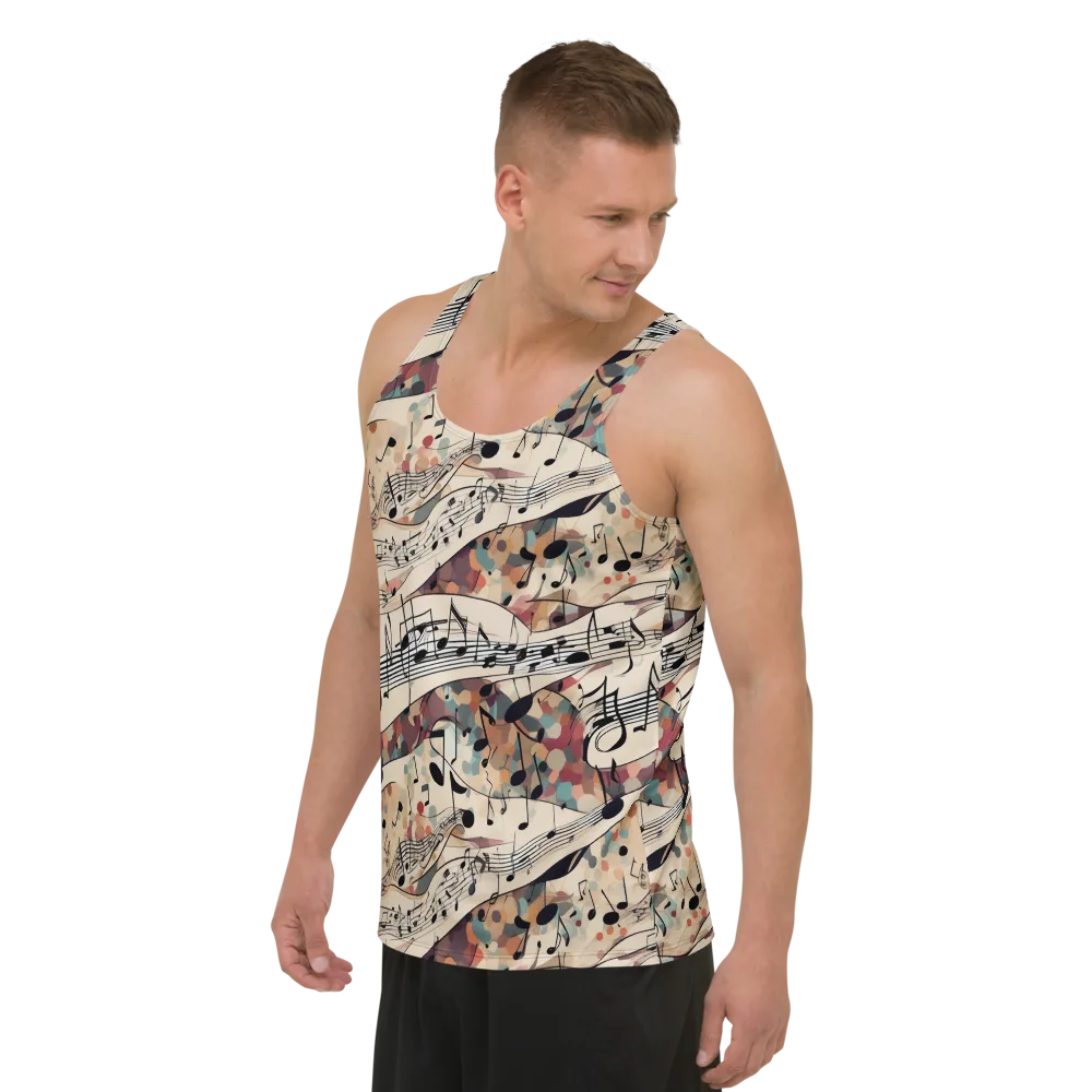 Melody Current on Men's Tank Top — Left Front