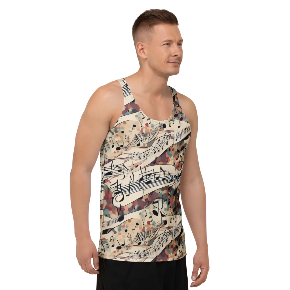 Melody Current on Men's Tank Top — Right Front