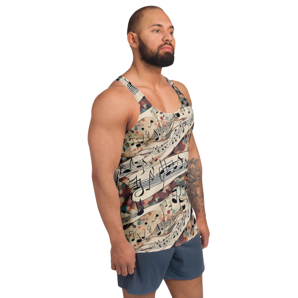 Melody Current on Men's Tank Top — Right Front