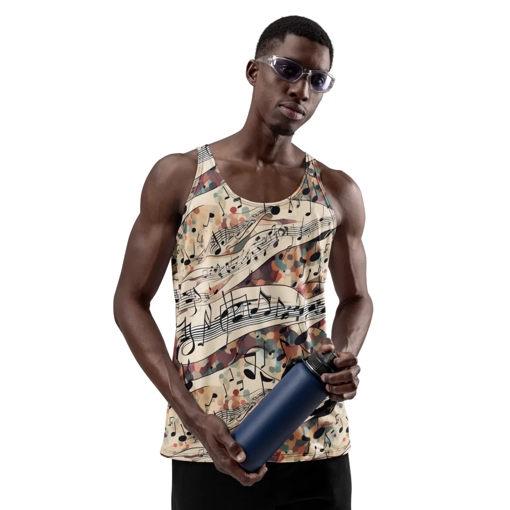 Melody Current on Men's Tank Top — Front