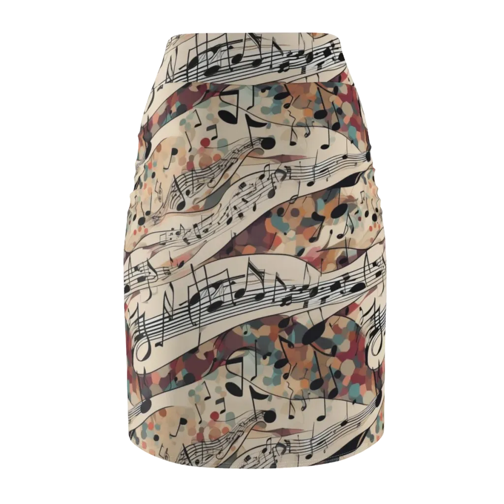 Melody Current on Pencil Skirt — Back