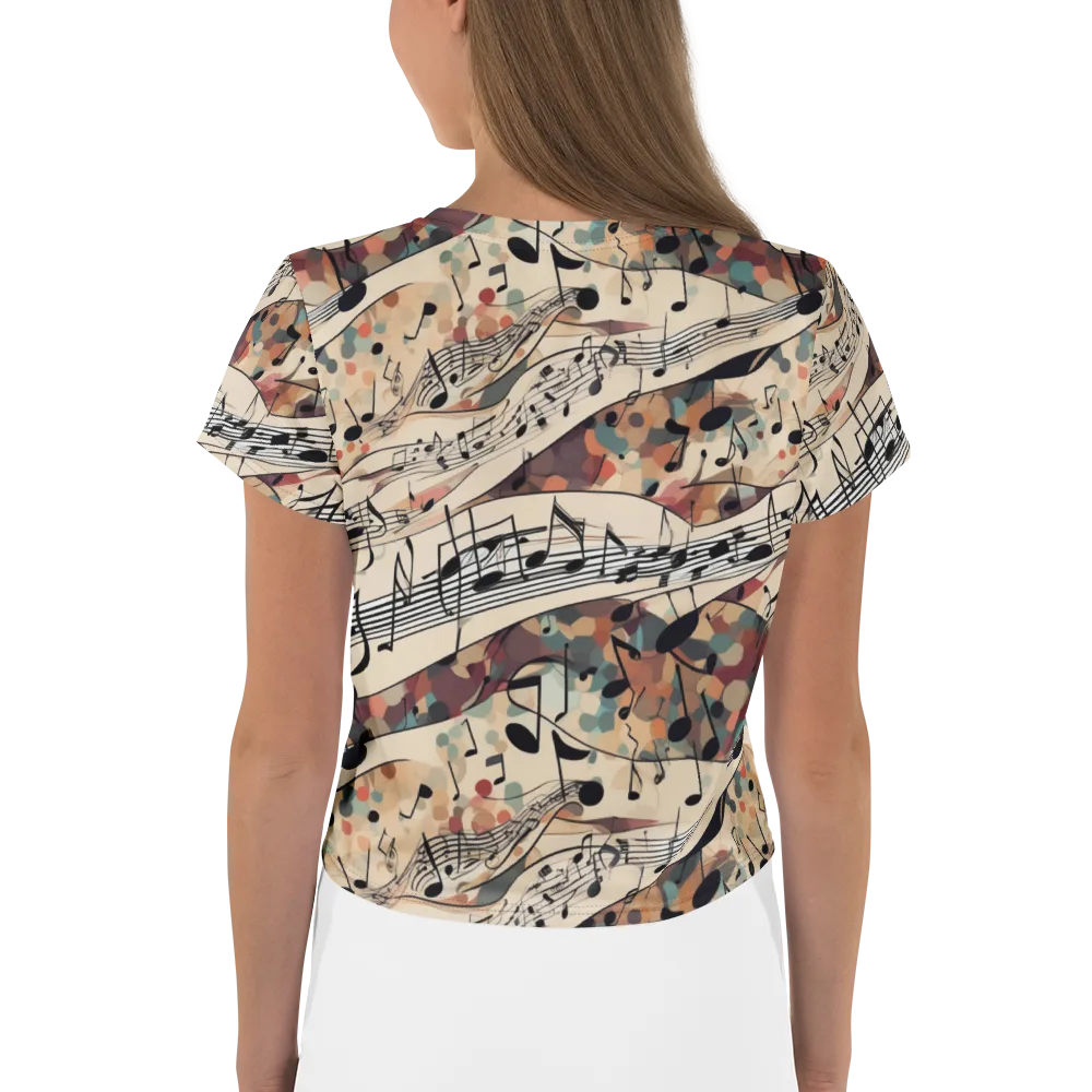 Melody Current on Crop Tee — Back