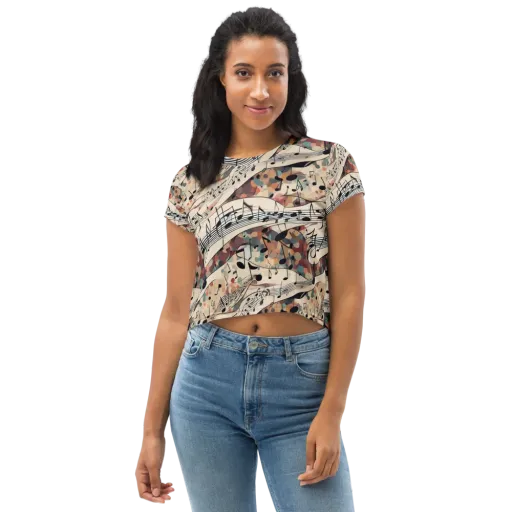 Melody Current on a Crop Tee