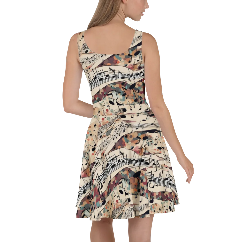 Melody Current on Skater Dress — Back