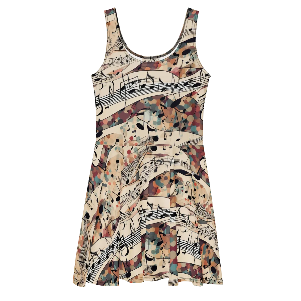 Melody Current on Skater Dress — Front