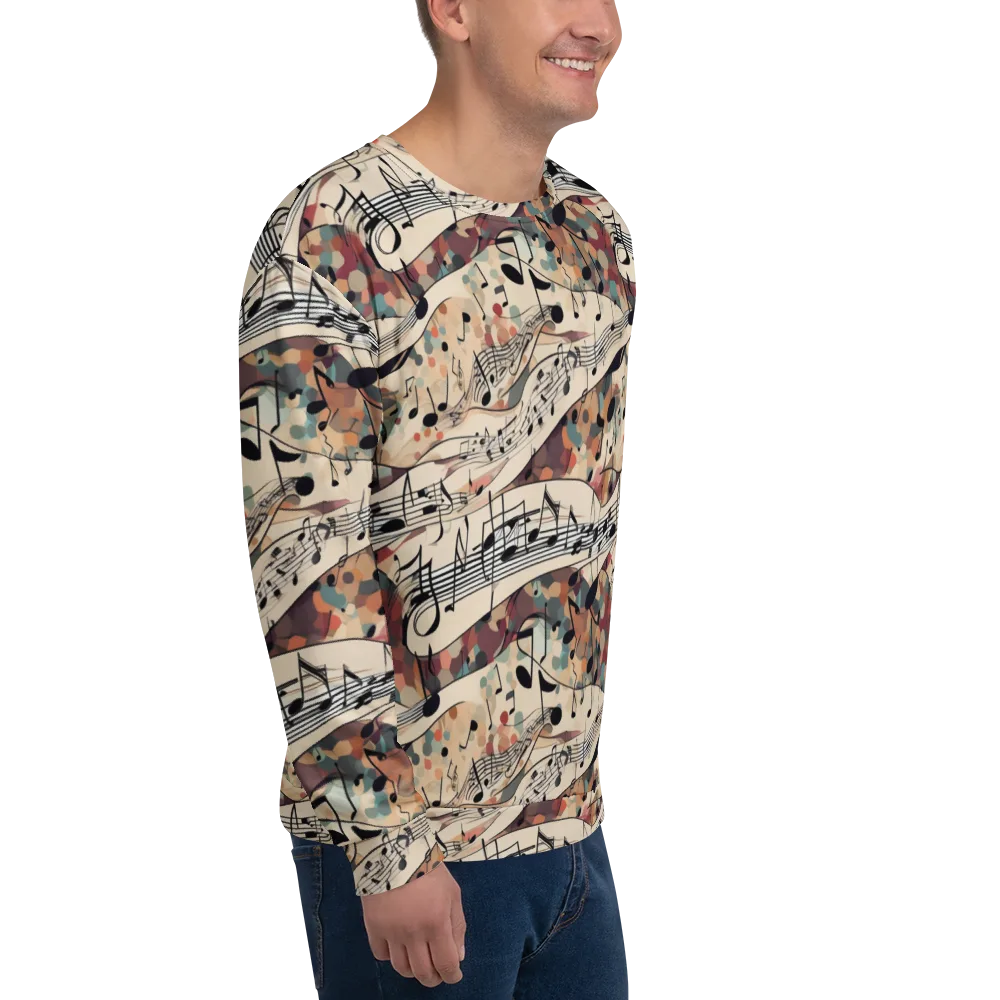 Melody Current on Sweatshirt — Right Front