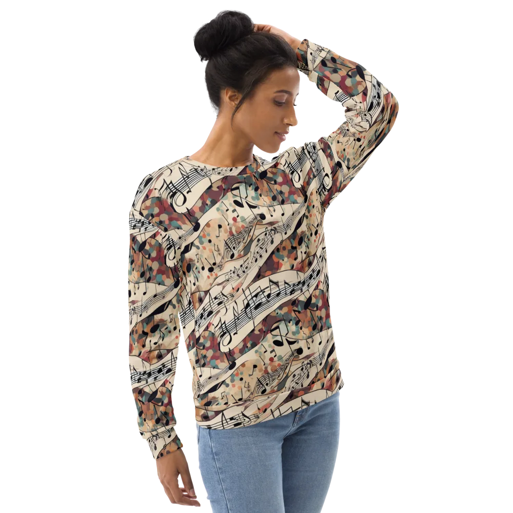 Melody Current on Sweatshirt — Right Front