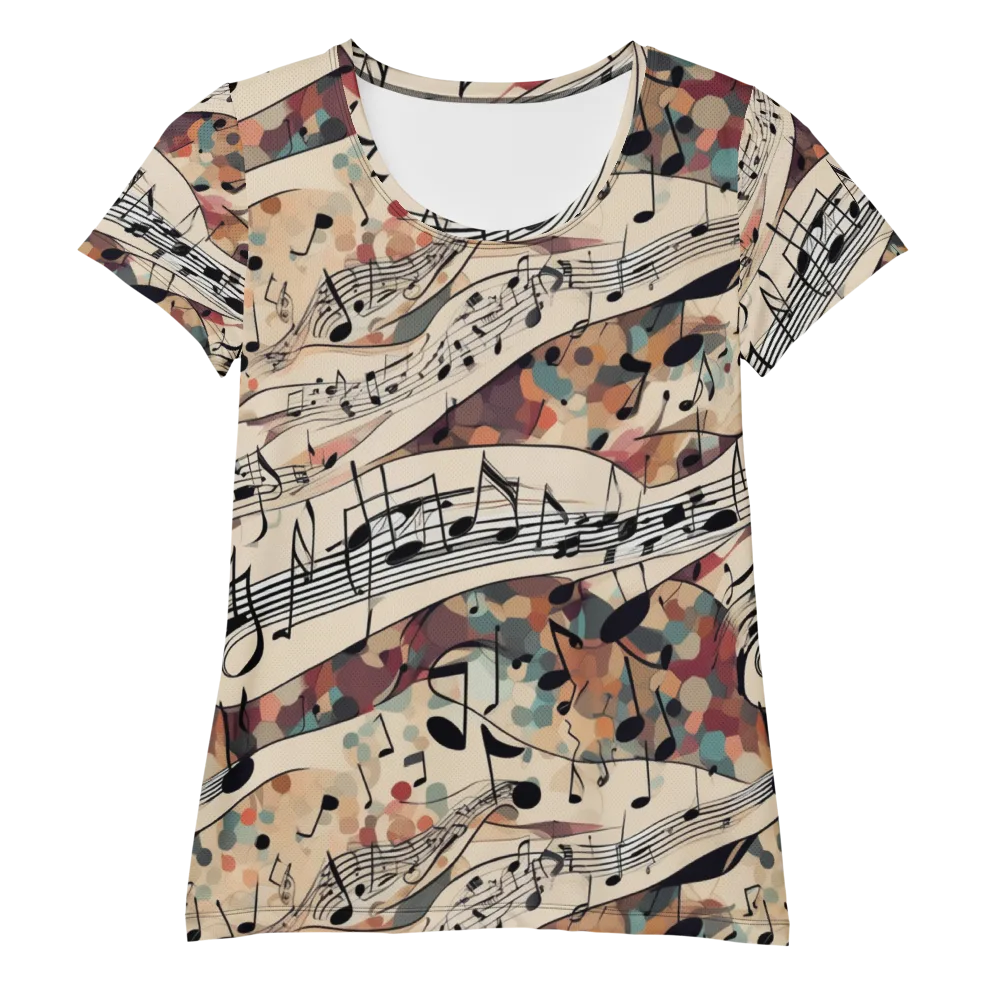 Melody Current on Women's Athletic T-Shirt — Front