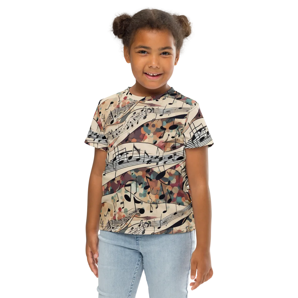 Melody Current on Kids Crew Neck T-Shirt — Front