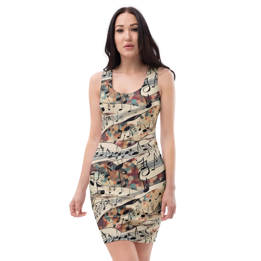 Melody Current on Bodycon Dress — Front