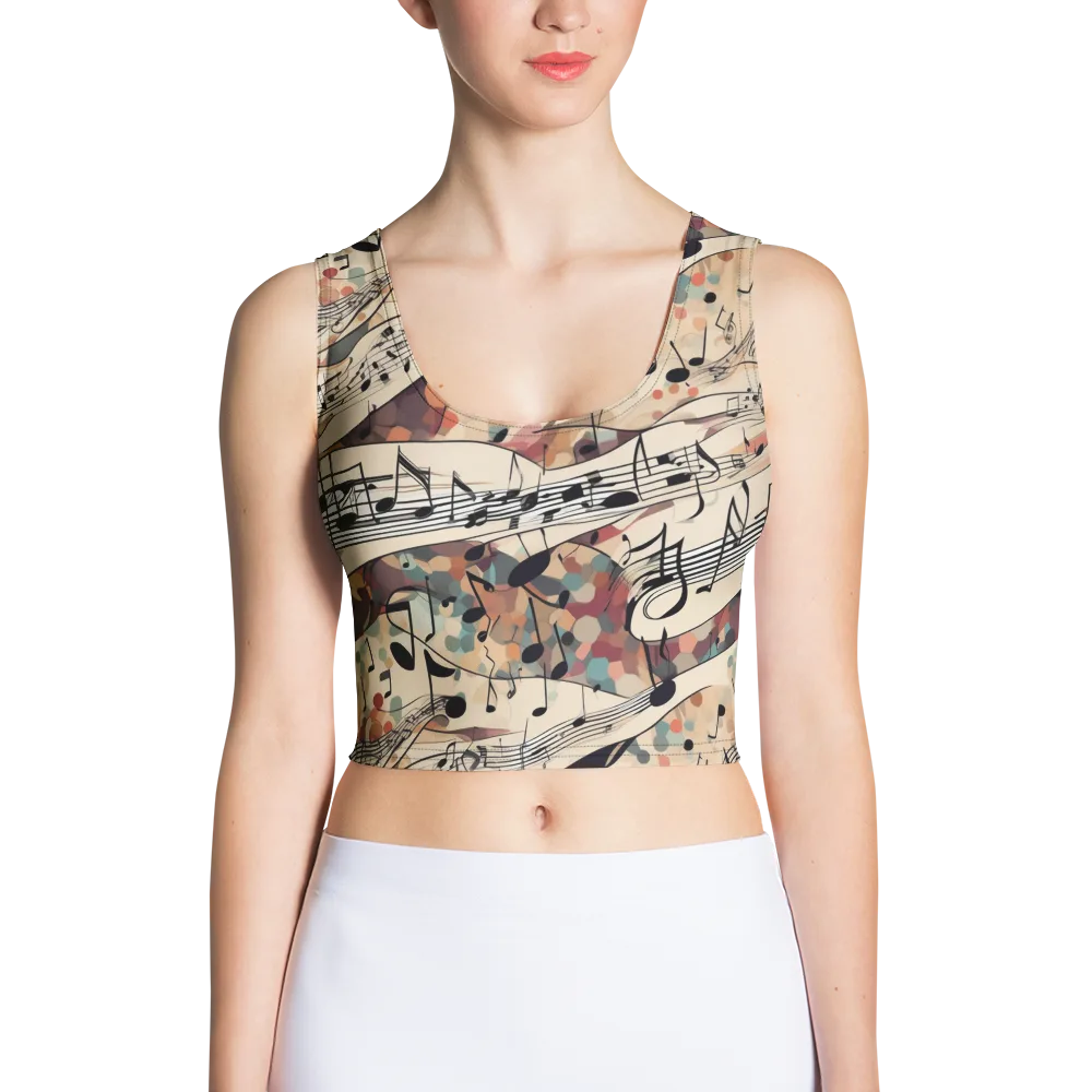 Melody Current on Crop Top — Front