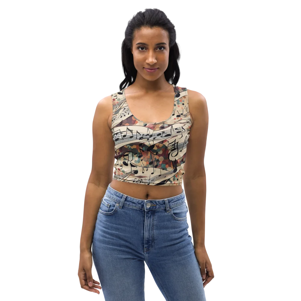 Melody Current on Crop Top — Front