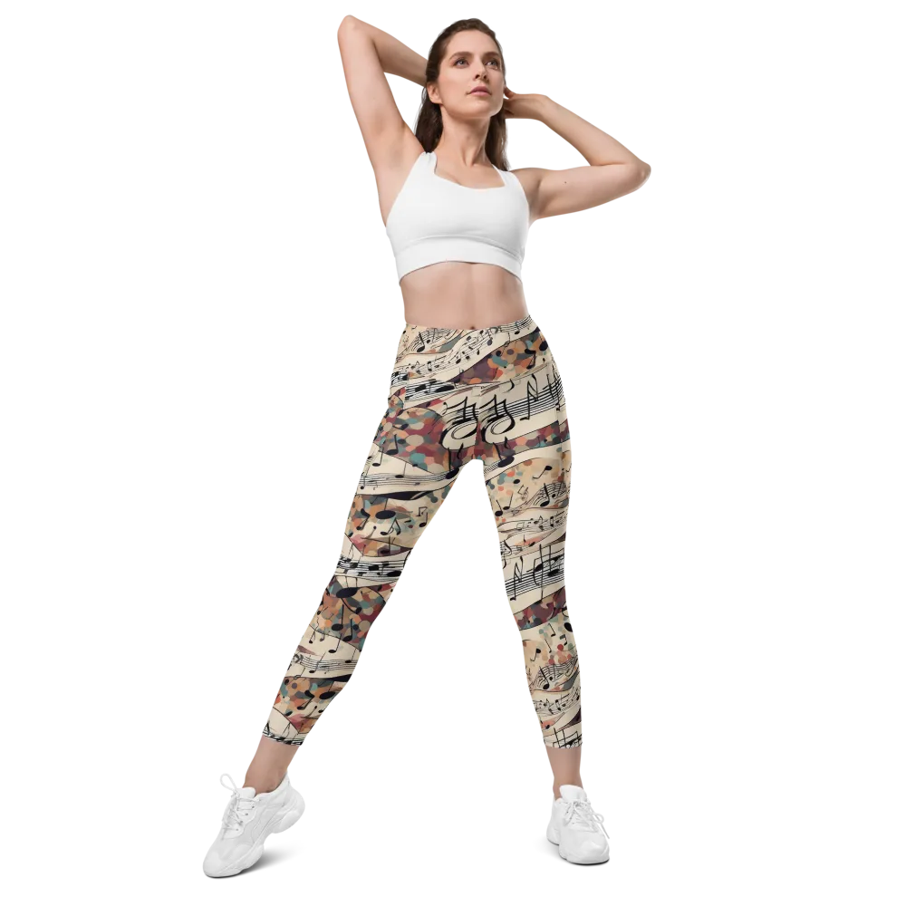 Melody Current on Leggings with Pockets — Front