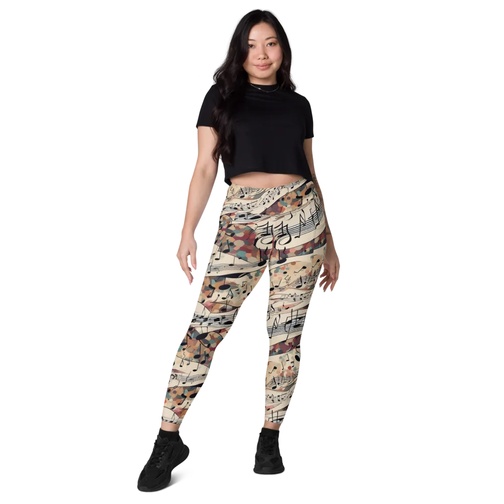 Melody Current on Leggings with Pockets — Front