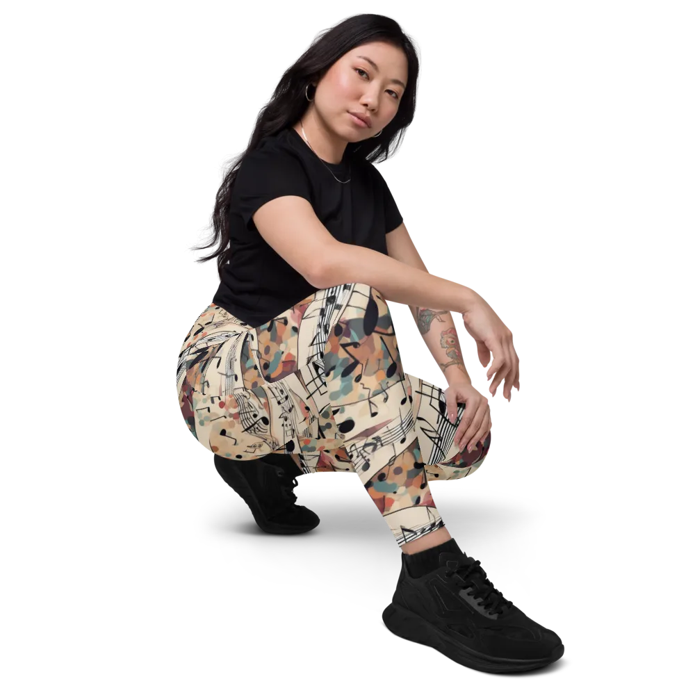 Melody Current on Leggings with Pockets — Right Front