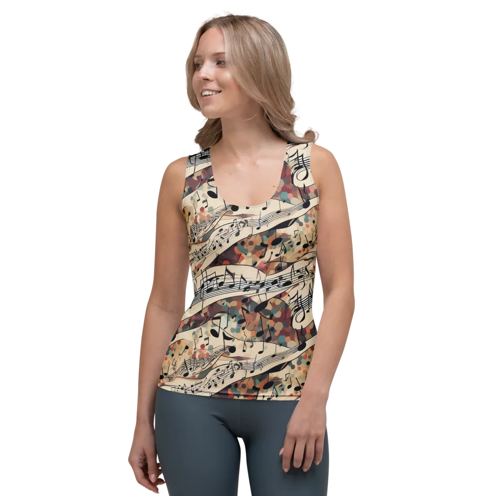 Melody Current on Women's Tank Top — Front