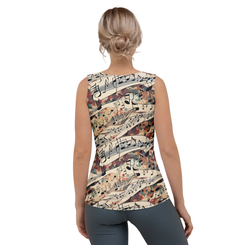Melody Current on Women's Tank Top — Back