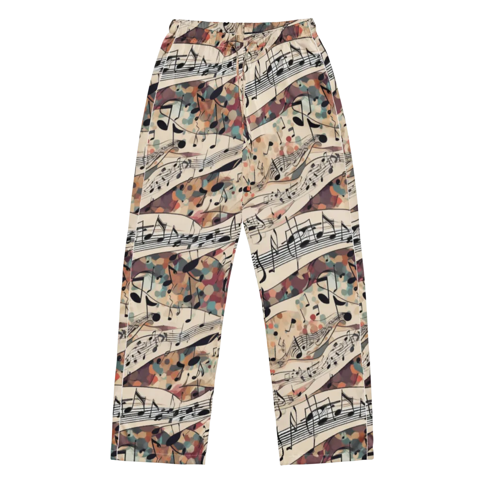 Melody Current on Women's Pajama Pants — Front