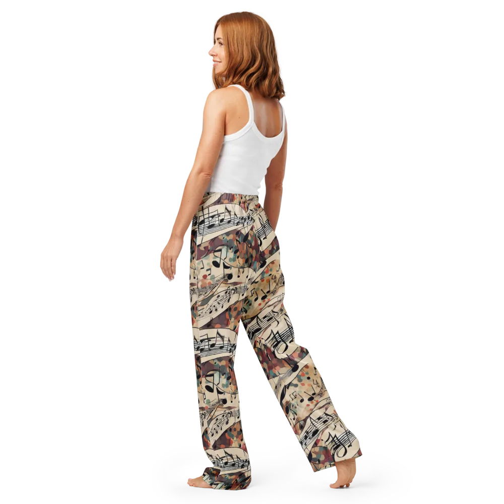 Melody Current on Women's Pajama Pants — Back