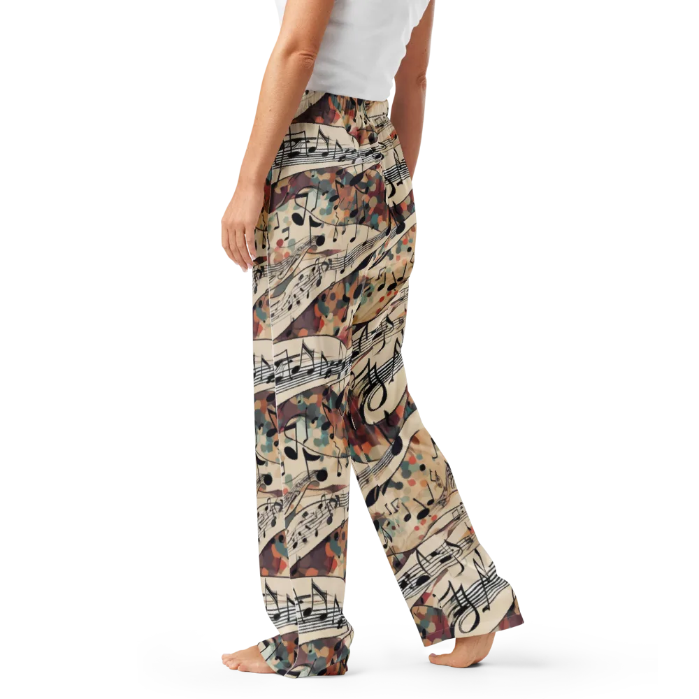 Melody Current on Women's Pajama Pants — Left