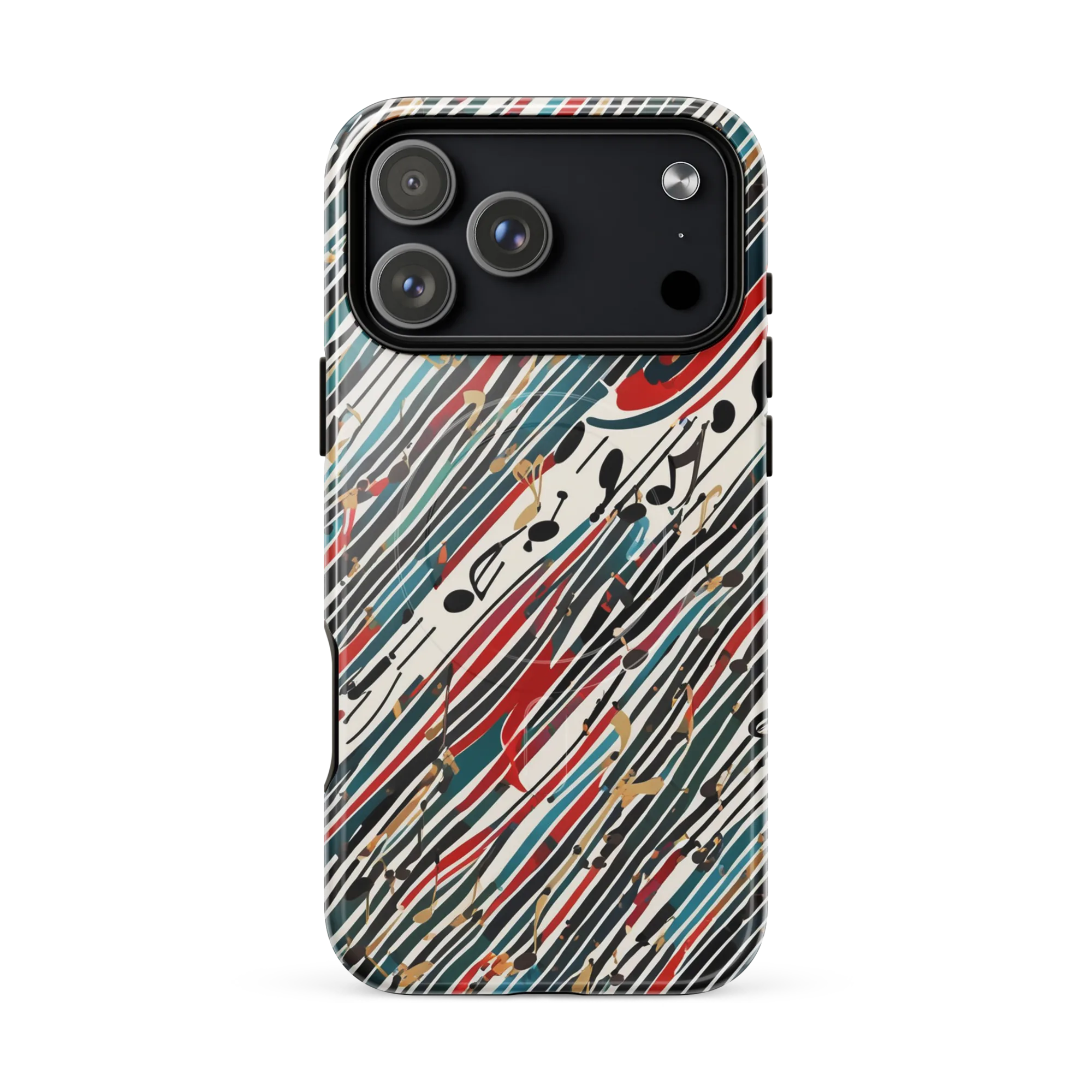 Diagonal Symphony on MagSafe Tough Case for iPhone® — Front