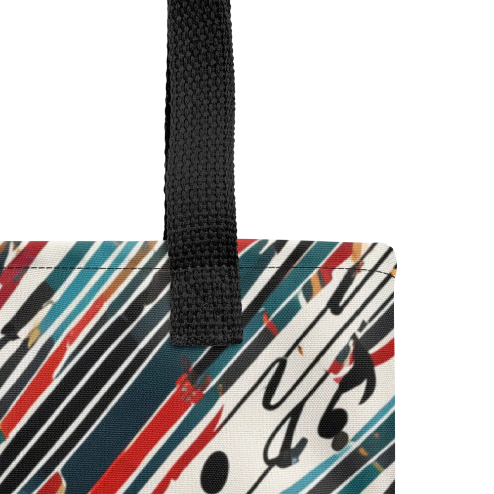 Diagonal Symphony on Tote Bag — Product details