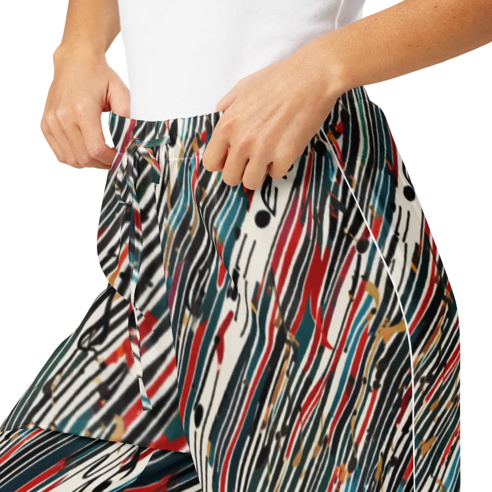 Diagonal Symphony on Women's Pajama Pants — Product details