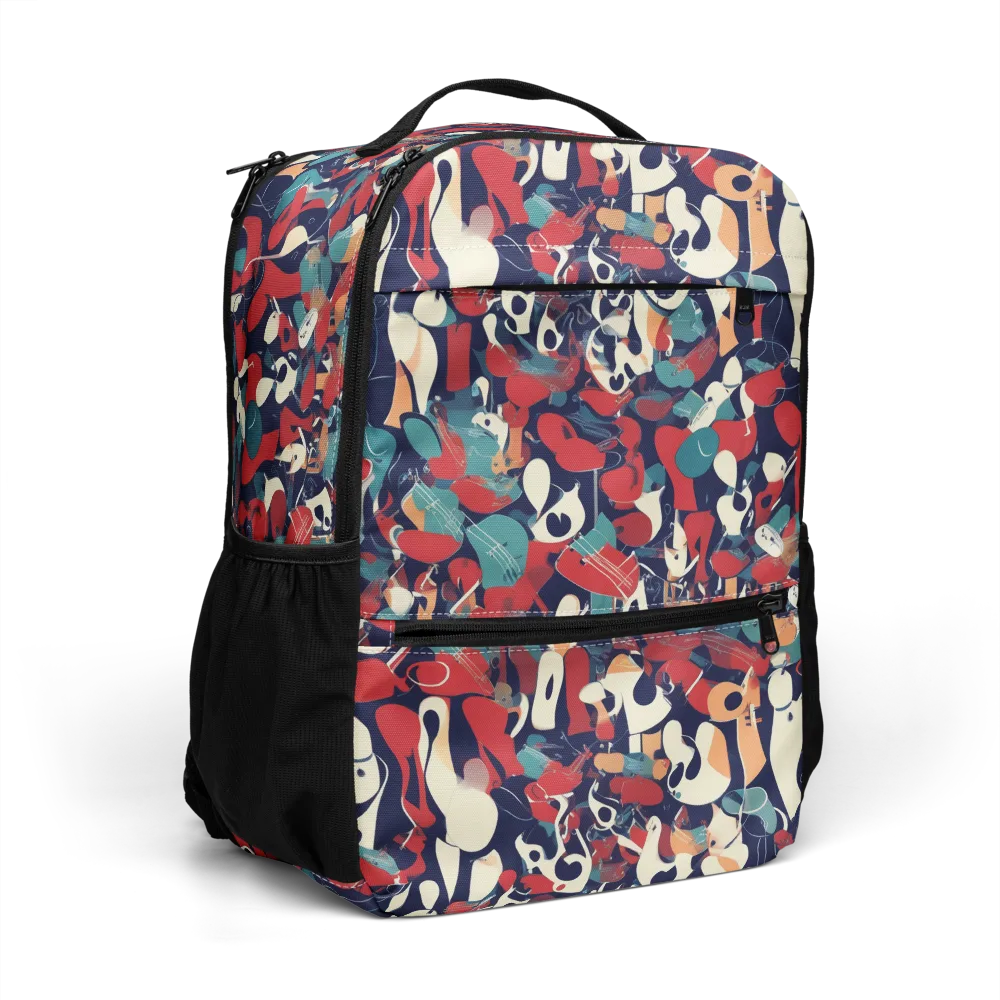 Crimson Cabaret on Utility Backpack — Right Front
