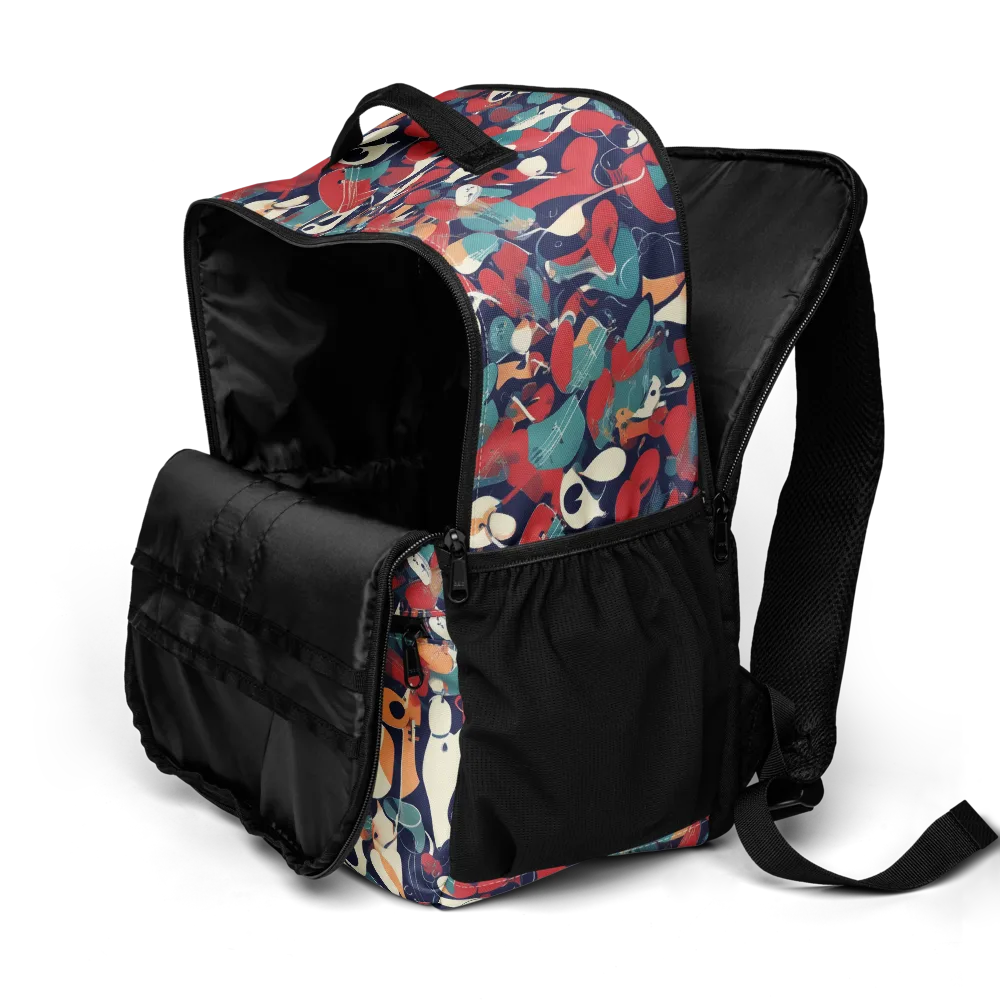 Crimson Cabaret on Utility Backpack — Product details 2