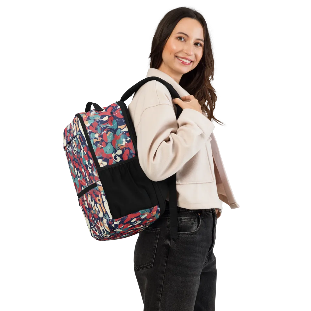 Crimson Cabaret on Utility Backpack — Right
