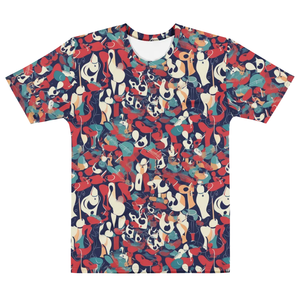Crimson Cabaret on Men's Cotton Crew Neck T-Shirt — Front