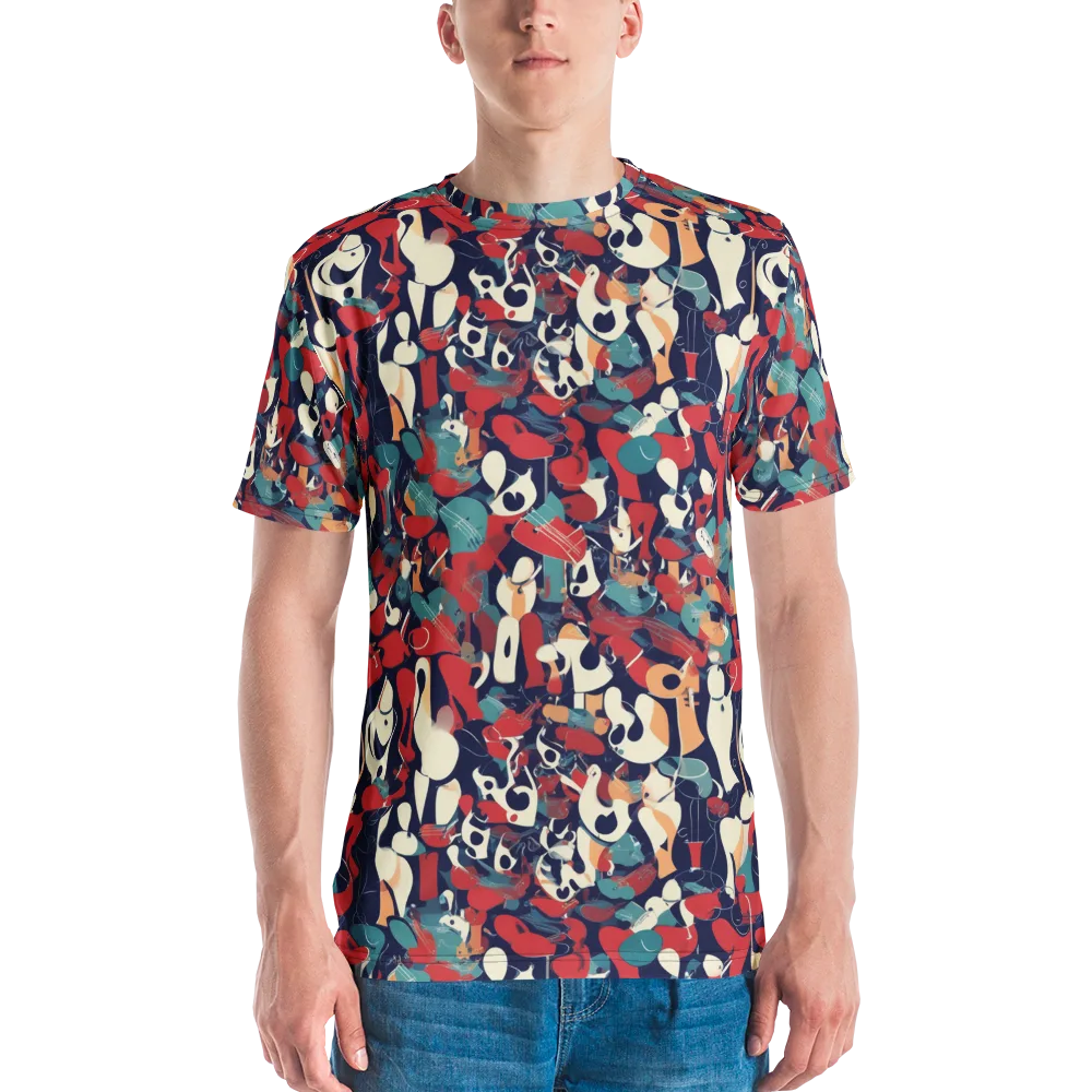 Crimson Cabaret on Men's Crew Neck T-Shirt — Front