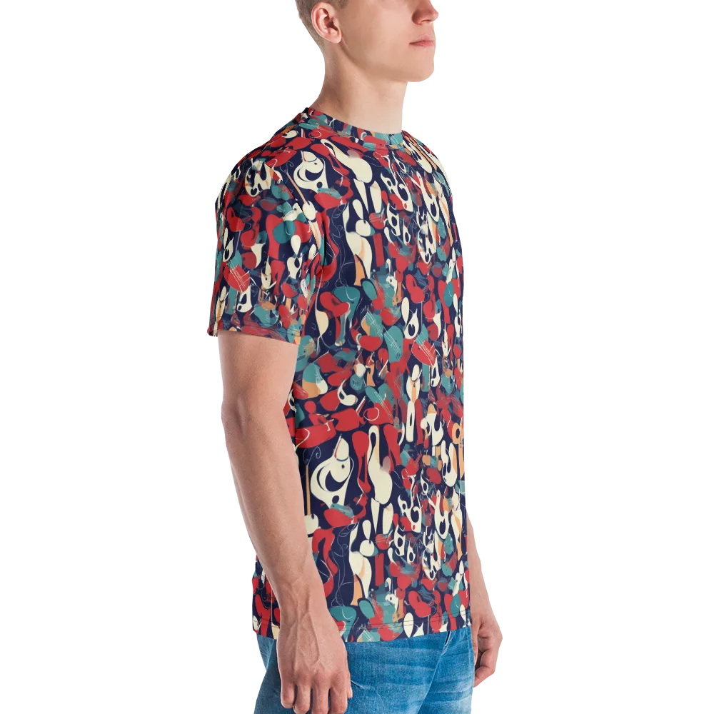 Crimson Cabaret on Men's Crew Neck T-Shirt — Right