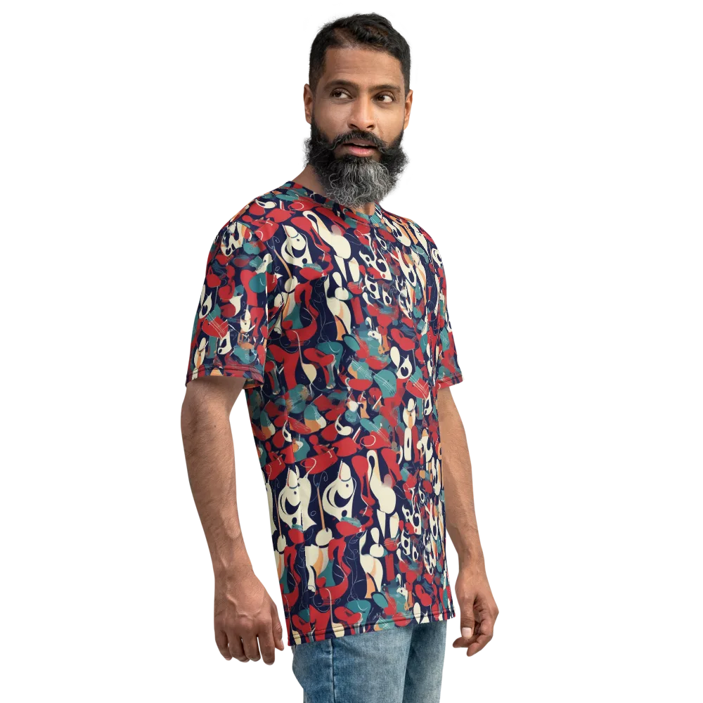 Crimson Cabaret on Men's Crew Neck T-Shirt — Right