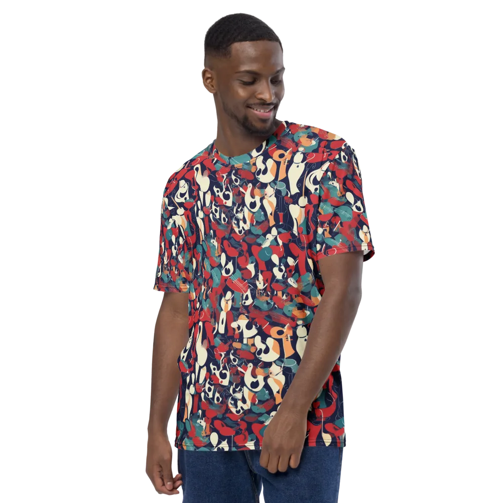 Crimson Cabaret on Men's Crew Neck T-Shirt — Left