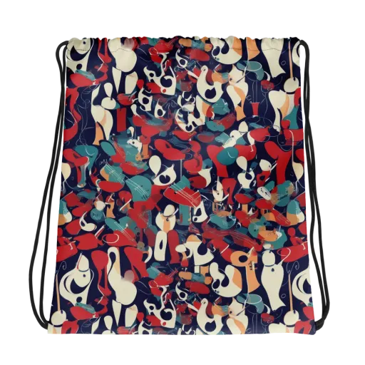 Crimson Cabaret on a Drawstring Bag