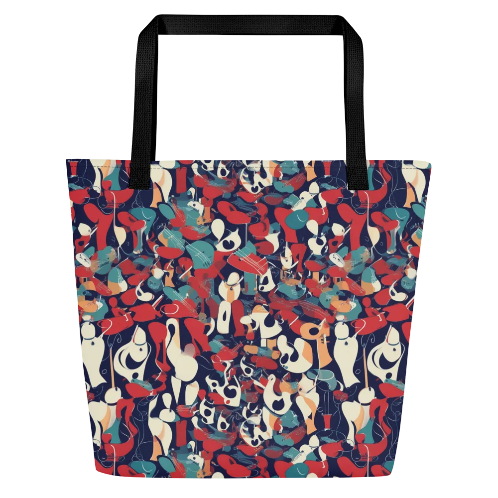 Crimson Cabaret on Large Tote Bag W/ Pocket — Front