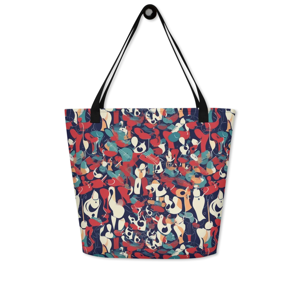 Crimson Cabaret on Large Tote Bag W/ Pocket — Front