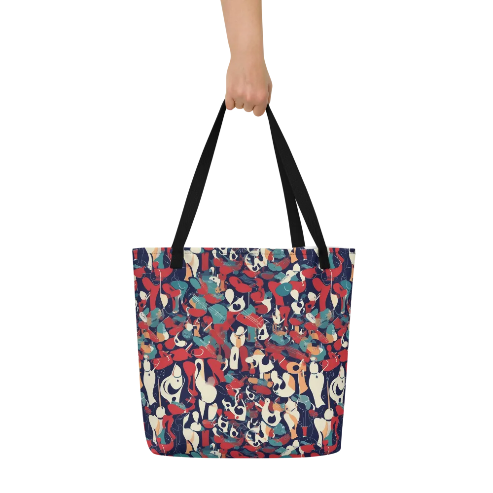 Crimson Cabaret on Large Tote Bag W/ Pocket — Front