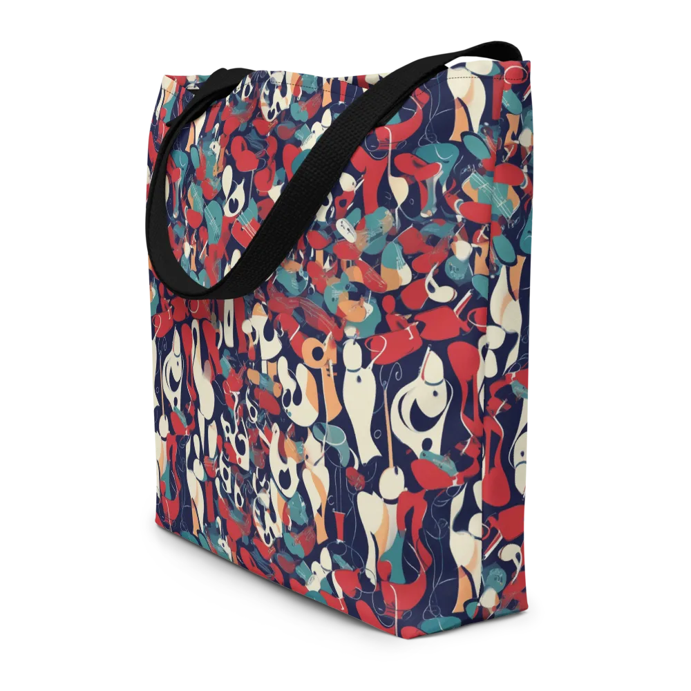 Crimson Cabaret on Large Tote Bag W/ Pocket — Front