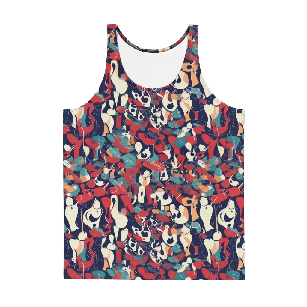 Crimson Cabaret on Men's Tank Top — Front