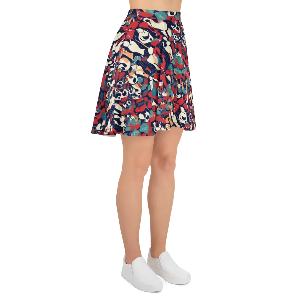 Crimson Cabaret on Skater Skirt — Right