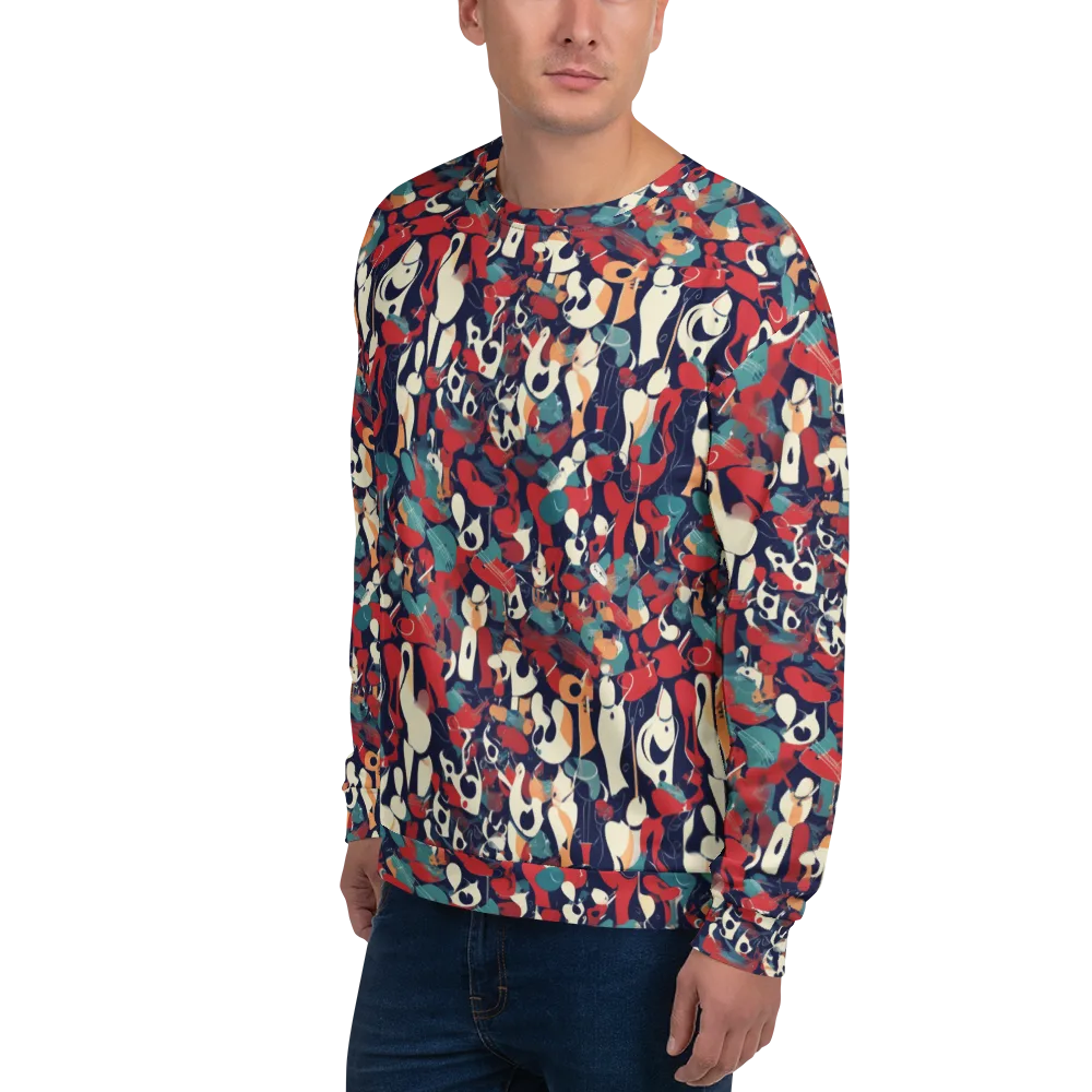 Crimson Cabaret on Sweatshirt — Left Front
